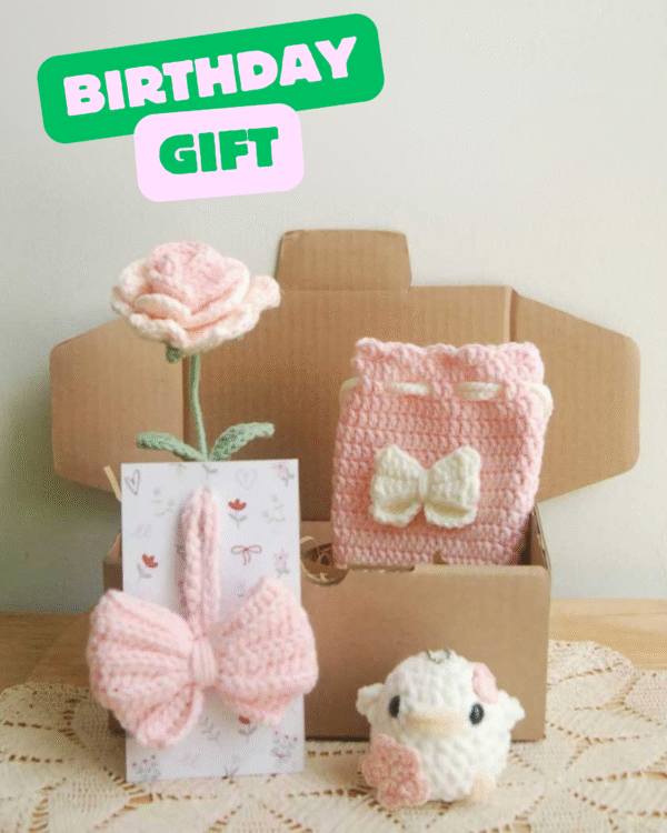 Set Quà Sinh Nhật Len Handmade Set Quà Sinh Nhật Len Handmade