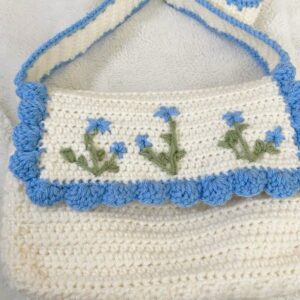 Túi đeo chéo len handmade