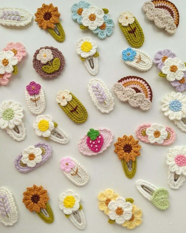 Kẹp Tóc Len Kẹp Tóc Len