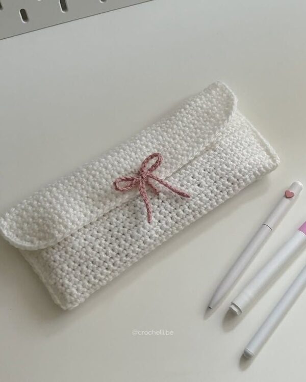 Ví len dài thắt nơ