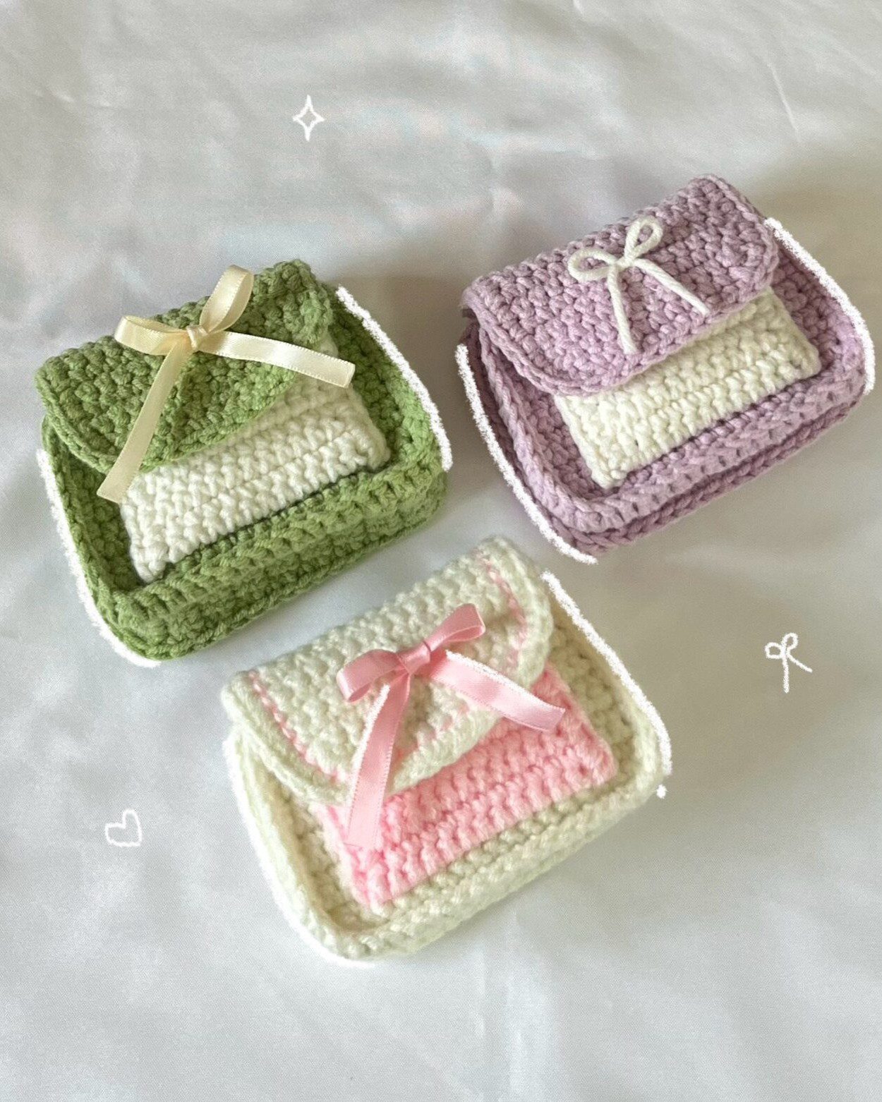 Ví Len Mini Đựng Thẻ